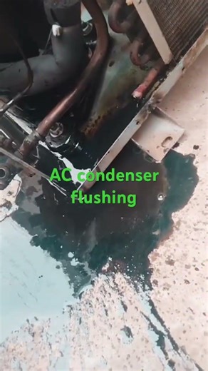 AC condenser flushing