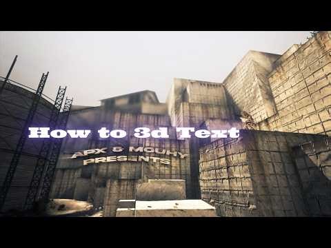 How to make metallic 3D text in Ae and Element