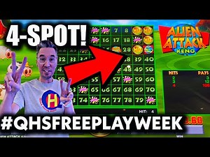 The Aliens Have Landed! Free Play on Alien Attack KENO at Bellagio!