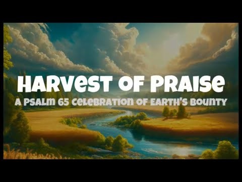 Harvest of Praise: A Psalm 65 Celebration of Earth's Bounty