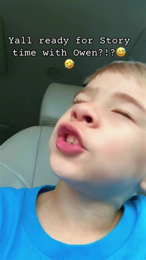 Owen said sit back and listen to this story he has to tell yall🤣😅😎🙈🤭#DailyDoseOfOwen #kidinfluencer #storytimes
