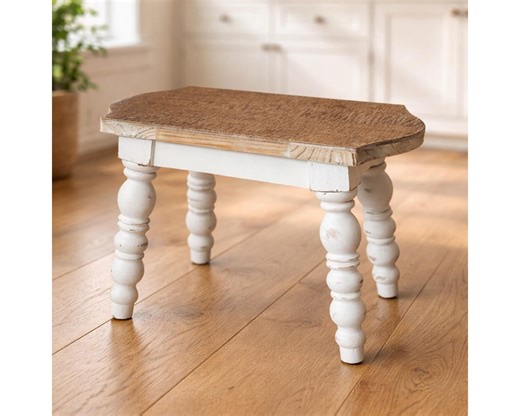 Wooden Bathroom Step Stool, Farmhouse Wood Foot Stool for Adults & Kids, Bedside Step Stool, Kitchen Helper, Plant Stand - Etsy