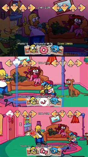 Funkin' Bf vs Simpson Gameover - FNF Simpson Mod