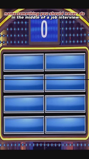 What you can’t do in job interview #fyp #steveharvey #familyfeud #interesting #happyathome