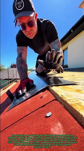 Roof Flashing Installation Trick That Saves Time and Prevents Leaks!