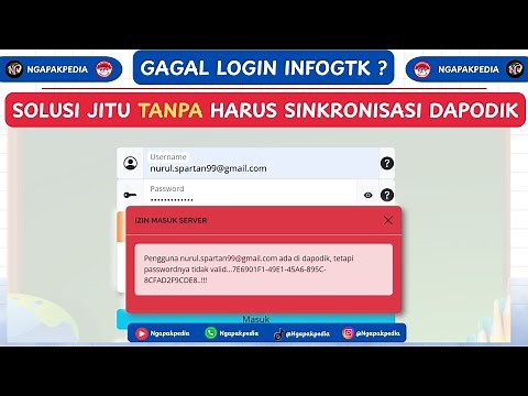 SOLUSI GAGAL LOGIN INFOGTK TERBARU