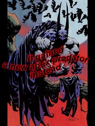 Batman became a vampire and terrorized Gotham😰😱