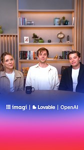 Announcing the Lovable, OpenAI, and imagi collaboration. OpenAI is providing $1M in credits so schools can use Lovable for free through imagi during Computer Science Education Week the Hour of AI. If you're a teacher who wants to bring Lovable into your classroom, see more information here: lovable.dev/imagi | imagi