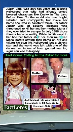 The Tragic Story of Judith Barsi | Hollywood’s Lost Child Star