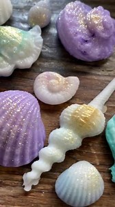 Hard Candy Edible Sugar Shells - Very Detailed - Cupcake or Cake Topper Beach Wedding Decorations - Etsy