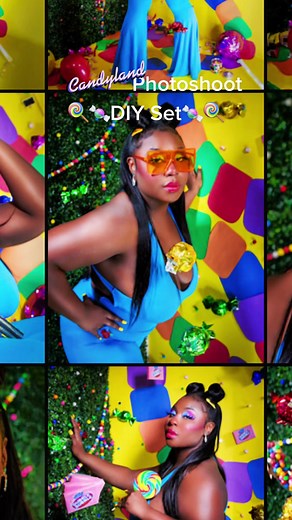Creative Candyland Photoshoot Ideas and Set Design