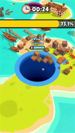Hole.io - MAX LEVEL Gameplay! NEW GAME! #holeio