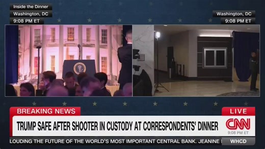 Understand the chronology —> Donald Trump was facing the worst ratings of his lifetime> Iran war backfired, gas prices surged, higher cost of living, nothing going right for Trump> Suddenly Trump decided to go to White House Correspondents’ Dinner> A shooter came out of nowhere in the world’s most secure zone and fired shots RANDOMLY (Confirmed by eye witnesses) 😄> The shooter is shot dead, no trace left whatsoeverSuddenly Trump is due to get sympathy, he will be treated like a warrior fighting