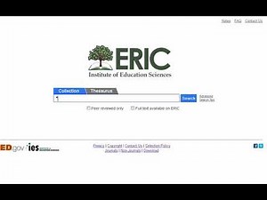 ERIC (Education Resources Information Center)