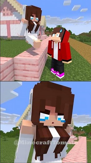 Ghost JJ's sister Let me out here 😡🥺 - MAIZEN Minecraft Animation #shorts
