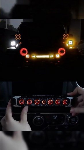 Jeep Wrangler - The complete lighting setup across the entire vehicle is absolutely dazzling.