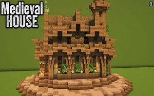 【Minecraft建筑教程】中世纪小房子建筑教程