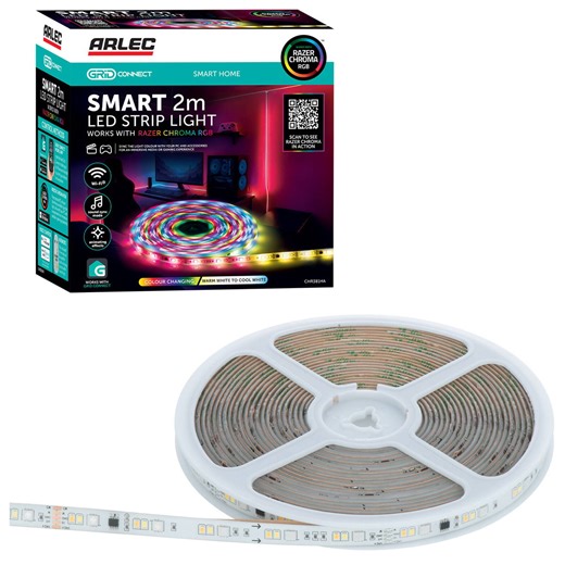 Arlec 2m Grid Connect Smart Strip Light With Razer Chroma RGB