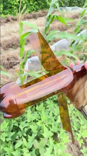 Simple Wind Spinner Scarecrow Hack to Protect Your Crops!