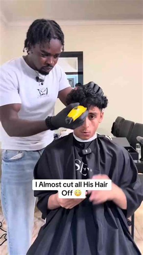 They left the salon looking completely transformed.