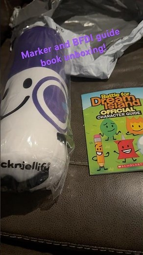 Marker and BFDI guide book Unboxing!!!!