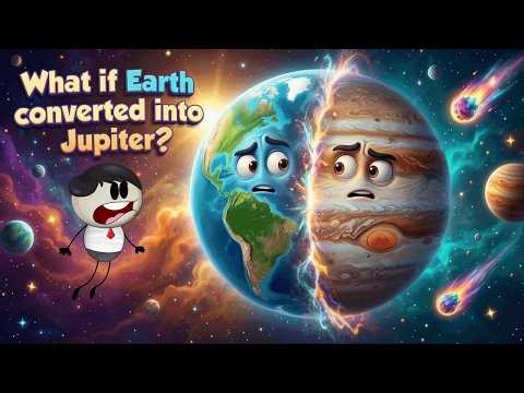 🔴 What if Earth converted into Jupiter? + more videos | #aumsum #kids #whatif