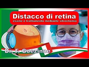 (Italiaans Netvliesloslating) Distacco di retina: spiegazione e trattamento
