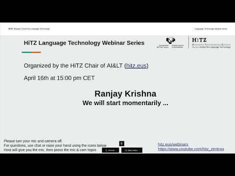 Visual Reasoning will be bigger than language reasoning - Ranjay Krishna (University of Washington)