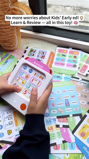 No screens, no apps — just insert a card and listen 👂 A truly smart **screen-free educational toy** for toddlers! #babytoys #educational #ChristmasGift #TikTokShopBlackFriday #tiktokshopcybermonday