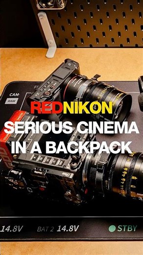 RED Komodo X + Nikon ZR = Cinema in a Backpack #reddigitalcinema #nikonzr #redkomodox