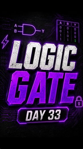 What is Logic Gate ? 😯 Full Explanation 🔥 Day 33 of... | #cybersecurity #facts #logicgates #shorts
