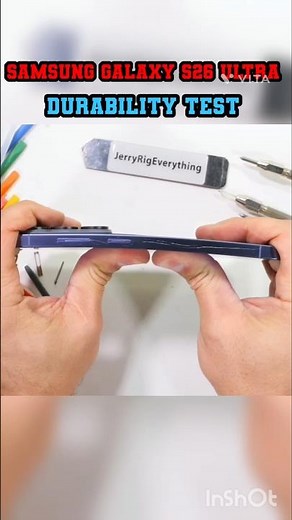 SAMSUNG GALAXY S26 ULTRA BEND TEST WAIT FOR END #SMARTPHONE #BENDTEST
