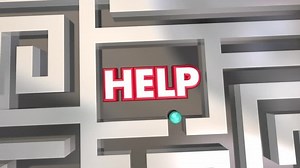 Help Finding Direction Way Out Maze 3d Animation