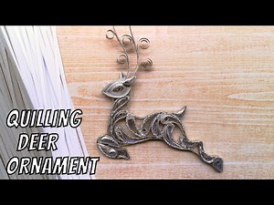 Quilling Reindeer Tutorial with free Template | Quilling Paper Art