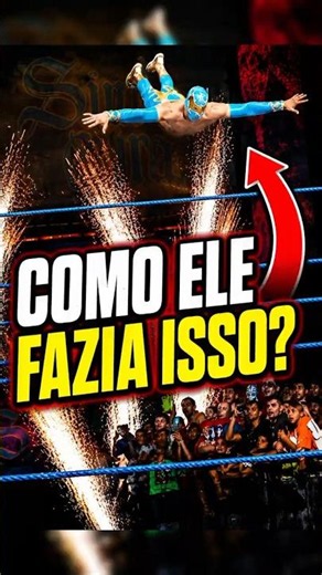 How did Sin Cara manage to do that? 🤔 - #Shorts #wwe #wwefan #wrestlemania #wrestling #sincara #wcw