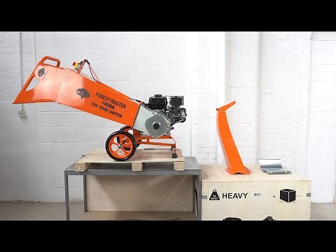 Forest Master FM9DDES/FM14DDES/FM18DDES Professional Petrol Wood Chipper - Full Assembly Guide