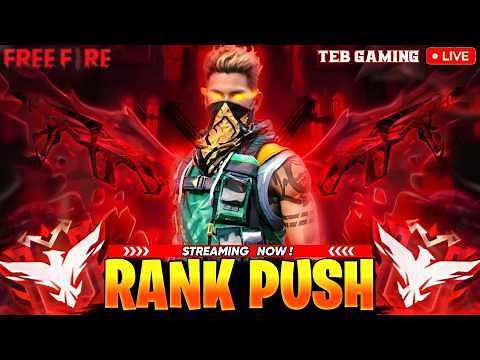 FREE FIRE LIVE STREAM 🔴 Grandmaster Rank Push to TOP 1 | Non-Stop Action