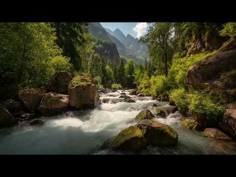 Deep Calm in Minutes. Forest Stream Ambience
