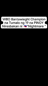 Isang Legendary at WBO Bantawieght Champion na Thai Boxer na Tumalo ng 19 na PINOY.. Niresbakan ni 🇵🇭"Nightmare" | Bakbakan Tv