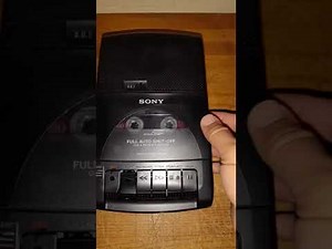 Grabadora de voz Sony cassette standard TCM-929