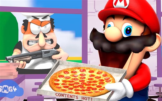 【SMG4】马里奥开披萨店（搬运）