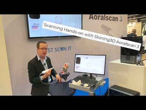 Scanning Hands-on with Shining3D Aoralscan 3
