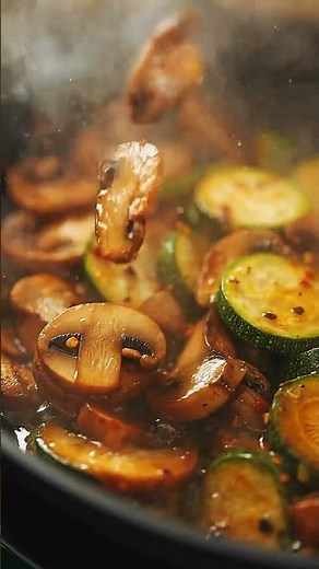 Mushroom and Zucchini Stir Fry Recipe