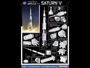 Dragon 1/72 Apollo 11 Saturn V kit review with waffle and wibble