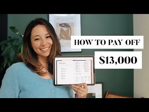 How To Pay Off $13,000 with $300 a Month | Snowball Method Step-by-Step