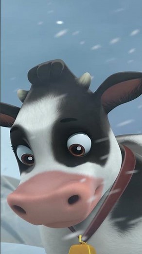 Everest Saves a Cow on a snowy mountain! - #Shorts #PAWPatrol