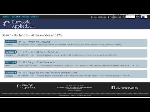 Free online calculations using Eurocodes