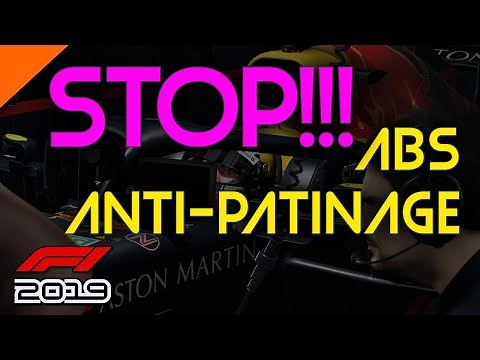 F1 2019 (Tuto) ● Trucs et Astuces pour rouler sans Abs ni Anti-Patinage.