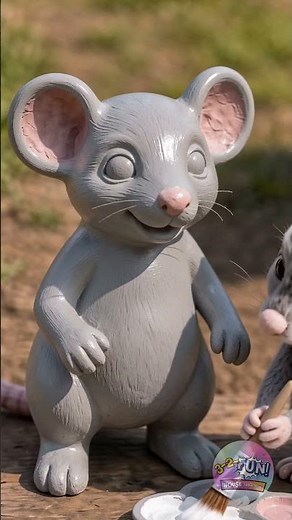 巧妙なネズミの策略：石のレプリカで猫を惑わす