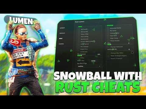 Using RUST CHEATS to look LEGIT on 800 POP!